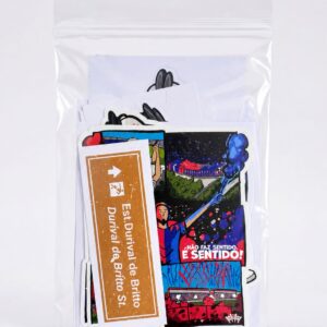 Kit 10 Adesivos - Festa na Vila